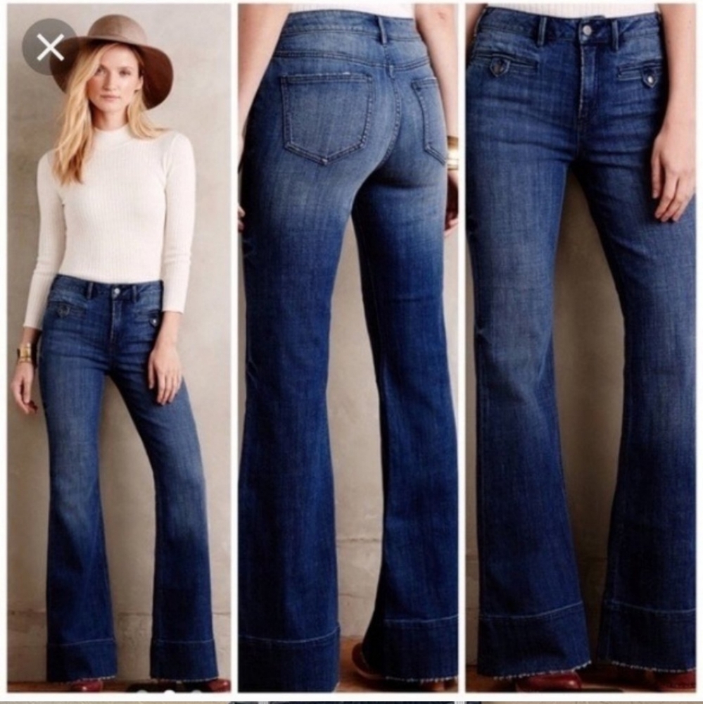 Anthropologie Pilcro Superscript Flare Jeans